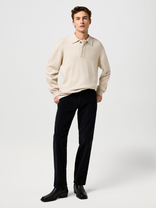 Wrangler Pantaloni Negri Authentic Straight Barbati [1]