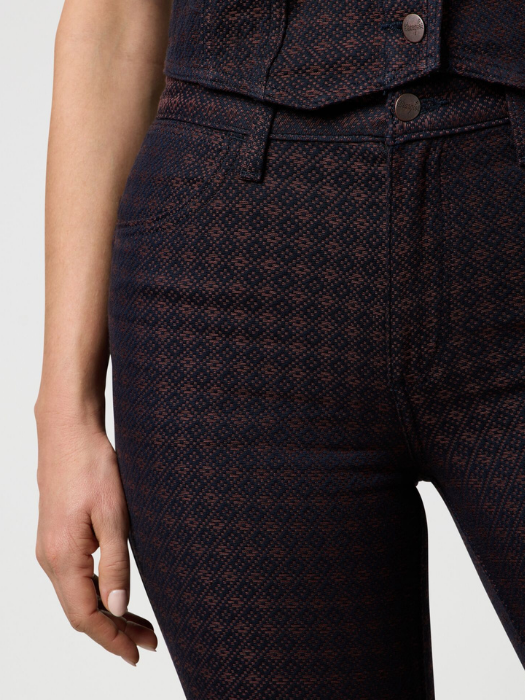 Wrangler Pantaloni Maro Inchis Flare Femei [4]