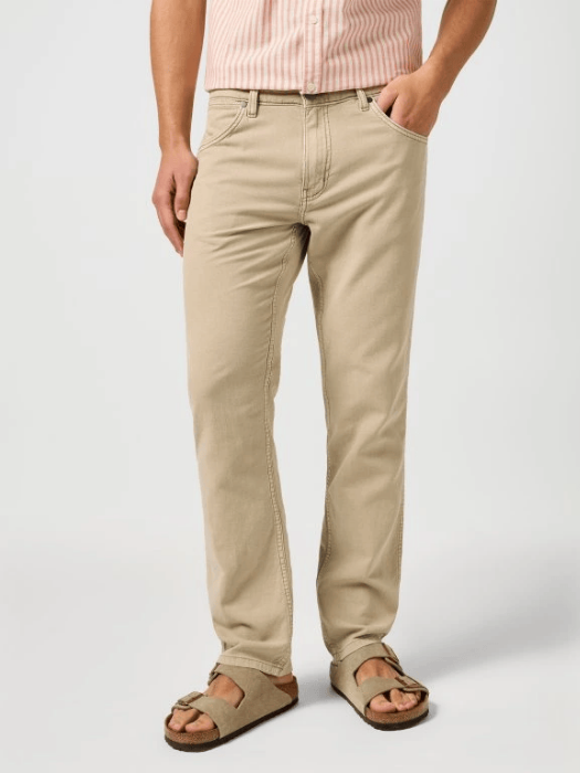 Wrangler Pantaloni Bej Regular Straight Barbati [1]