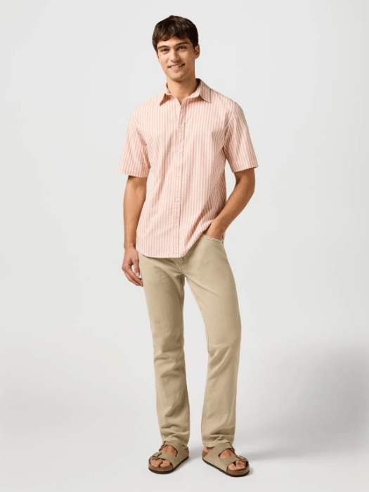 Wrangler Pantaloni Bej Regular Straight Barbati [5]