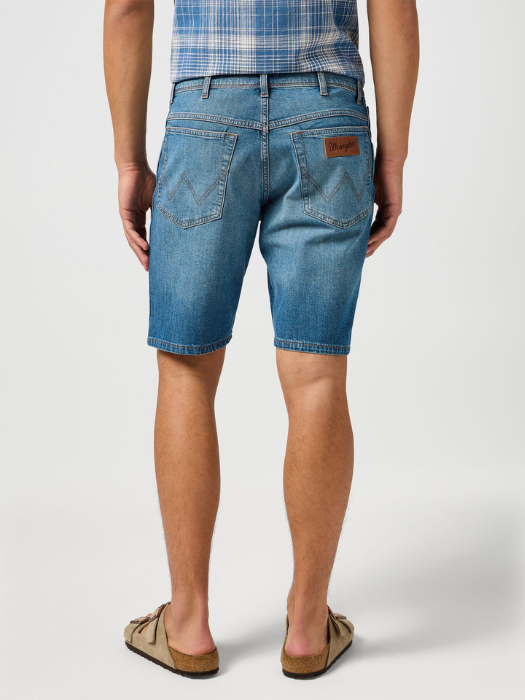 Wrangler Pantaloni Scurti Albastri Regular Barbati [2]