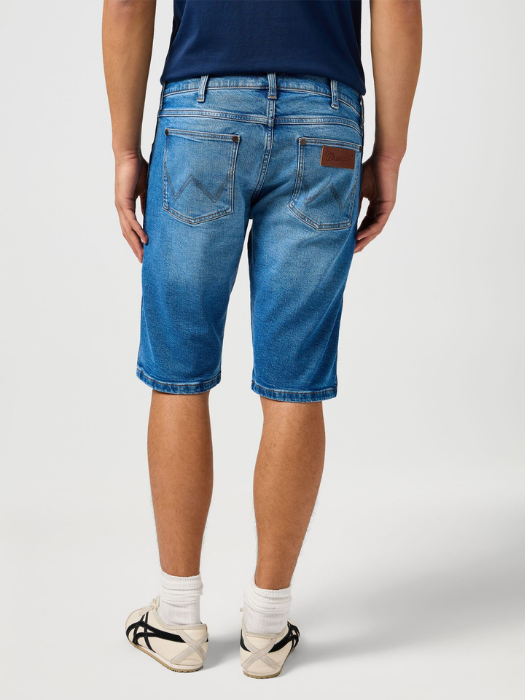 Wrangler Pantaloni Scurti Albastri Regular Barbati [2]