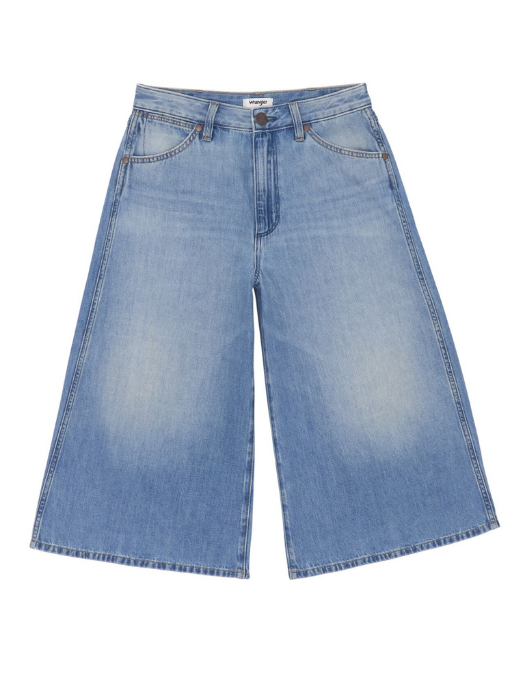Wrangler Pantaloni Scurti Albastri Deschisi Regular Femei [6]