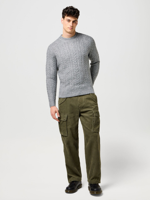 Wrangler Мужской Свитер Серый Regular [1]
