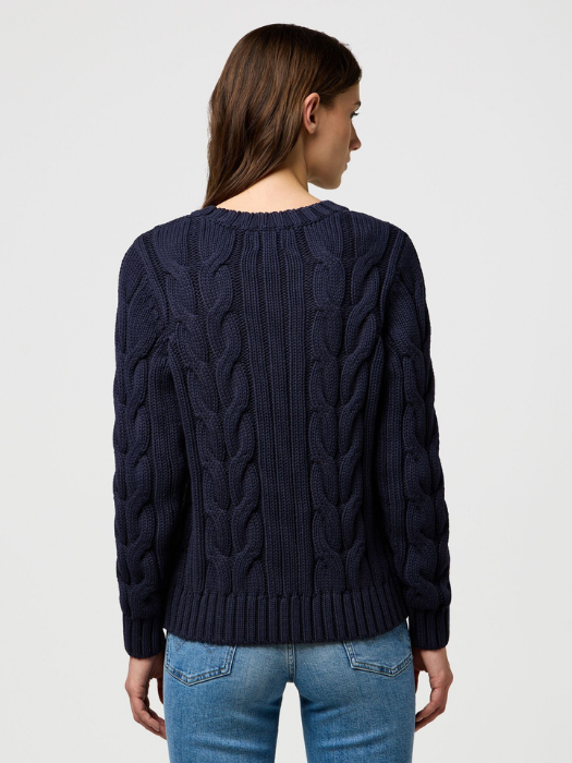 Wrangler Pulover Indigo Regular Femei [4]