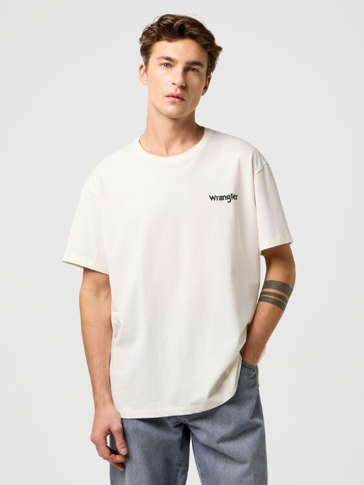 Wrangler Tricou Alb  Barbati [2]