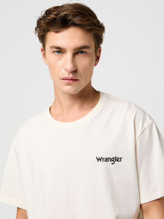 Wrangler Tricou Alb  Barbati [3]