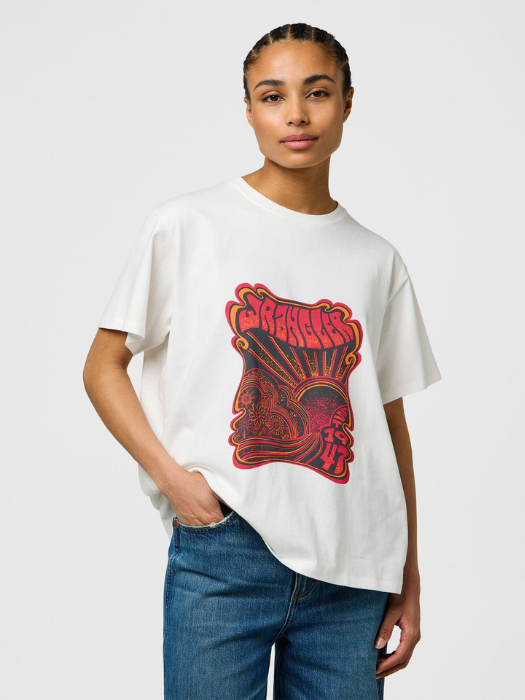 Wrangler Tricou Alb Loose Femei [2]