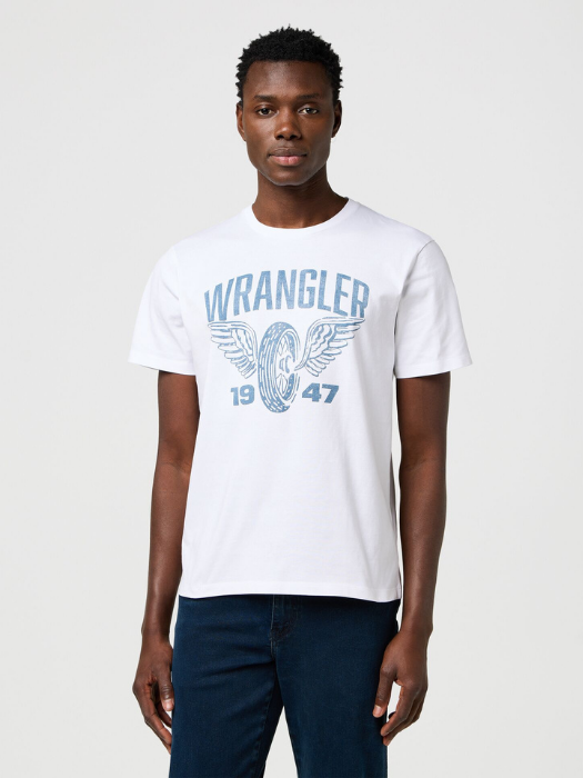 Wrangler Футболка Alb Regular [1]