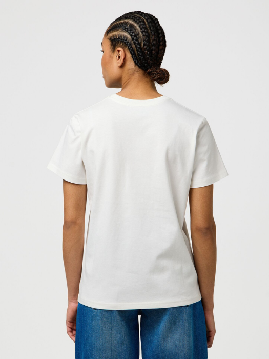 Wrangler Tricou Alb Regular Femei [4]