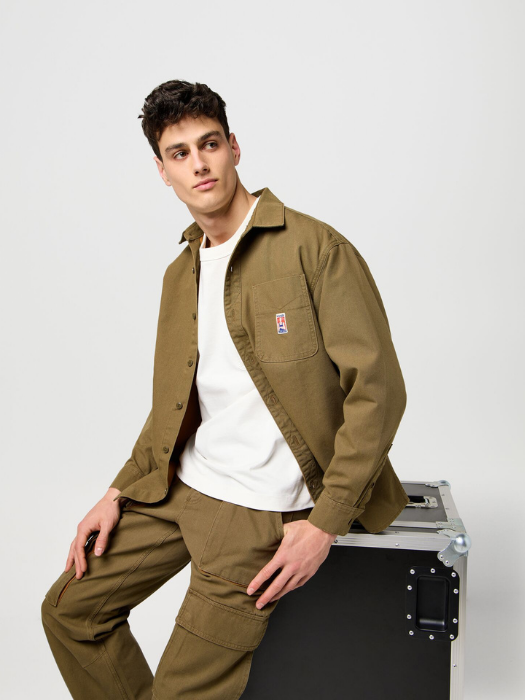 Wrangler Tricou Alb Relaxed Barbati [6]