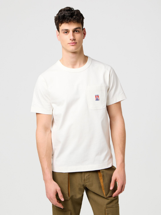 Wrangler Tricou Alb Relaxed Barbati [2]