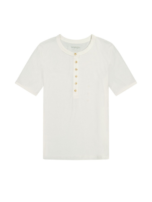 Wrangler Tricou Alb Slim Femei [6]