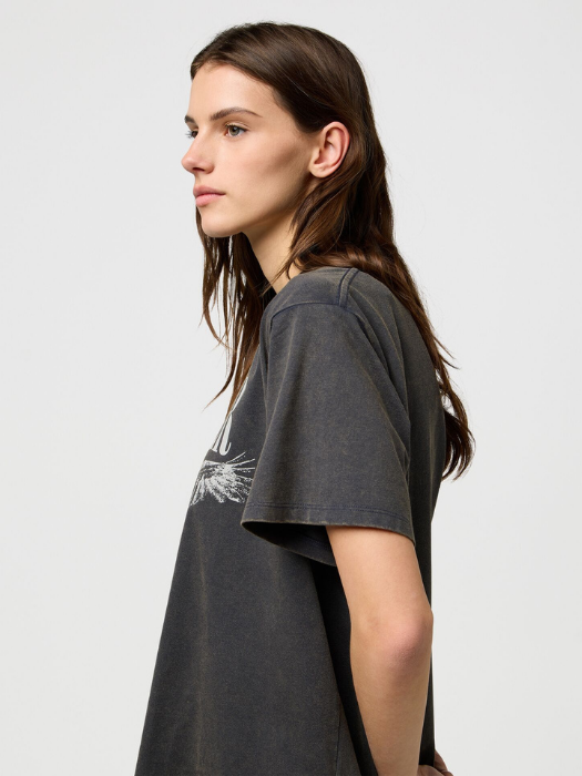Wrangler Tricou Antracit Loose Femei [3]