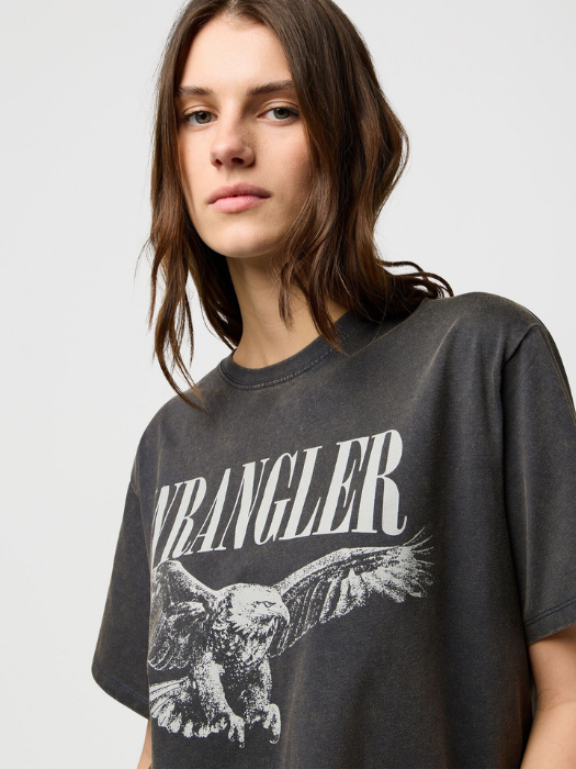 Wrangler Tricou Antracit Loose Femei [4]