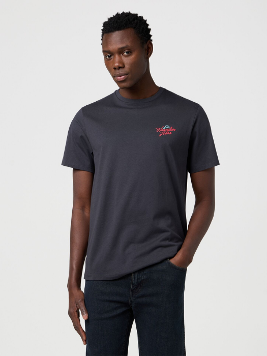 Wrangler Мужская Футболка Антрацитовая Relaxed [1]