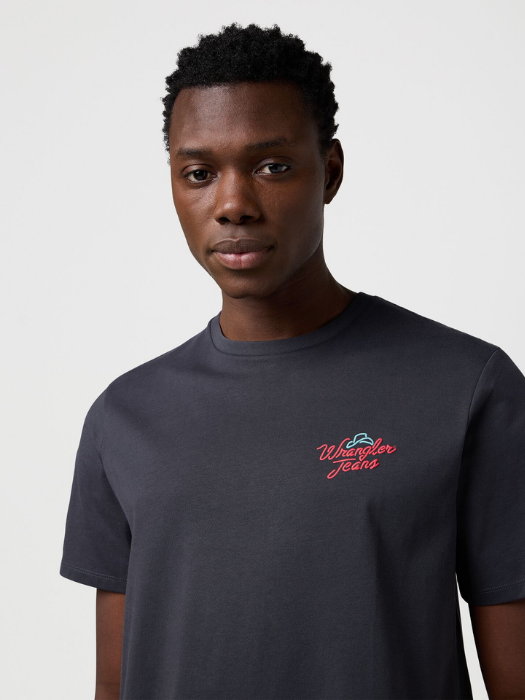 Wrangler Мужская Футболка Антрацитовая Relaxed [2]
