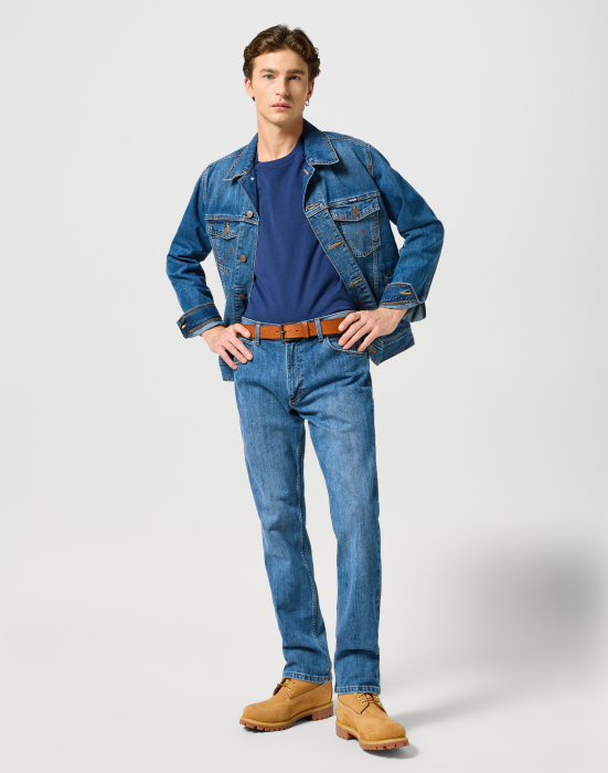 Wrangler Мужская Футболка Синяя Regular [2]