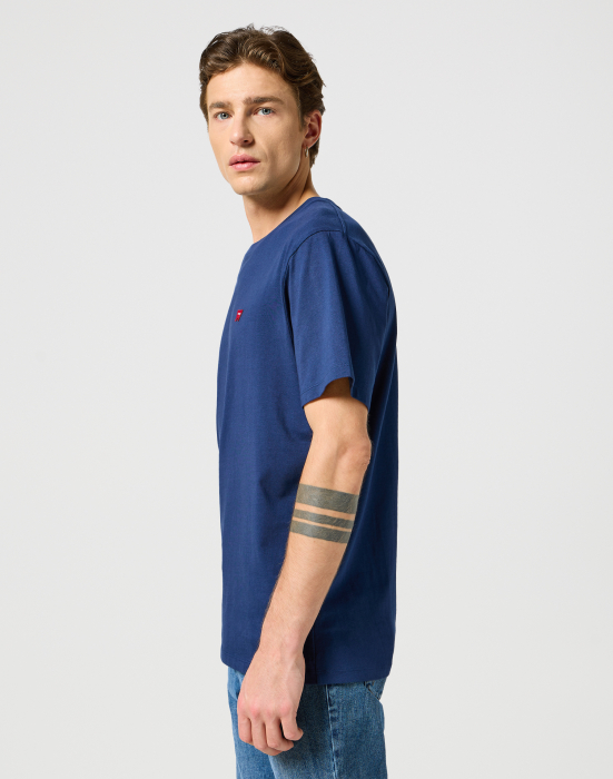 Wrangler Мужская Футболка Синяя Regular [4]