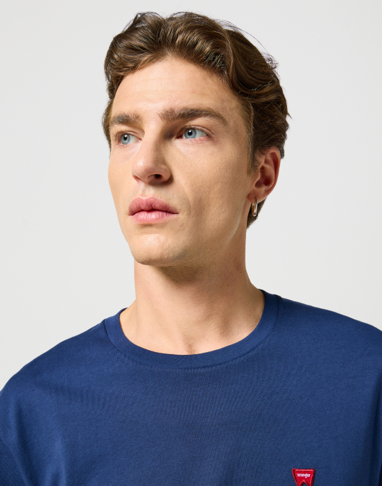 Wrangler Мужская Футболка Синяя Regular [5]