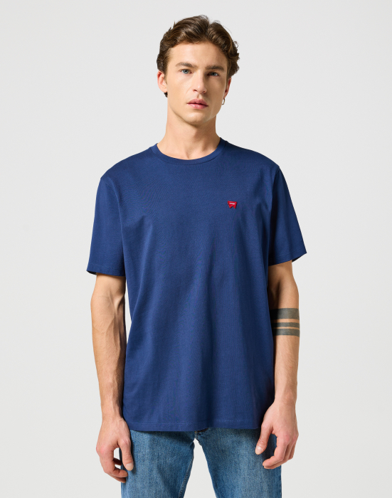 Wrangler Мужская Футболка Синяя Regular [1]