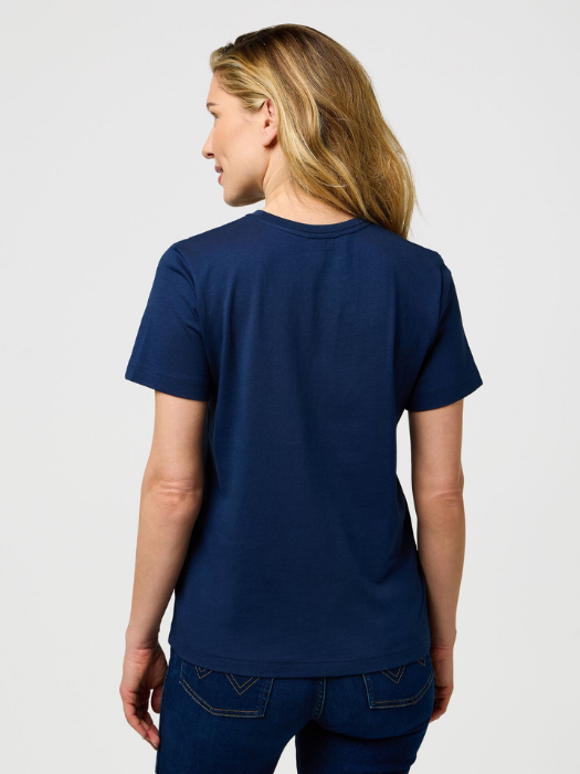 Wrangler Tricou Navy Regular Femei [4]