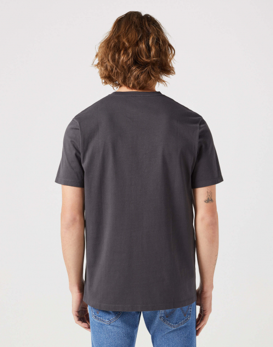 Wrangler Tricou Gri Deschis Regular Barbati [3]