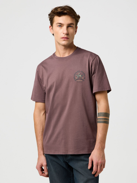 Wrangler Мужская Футболка Сиреневая Regular [2]