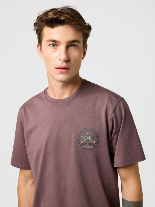 Wrangler Мужская Футболка Сиреневая Regular [3]