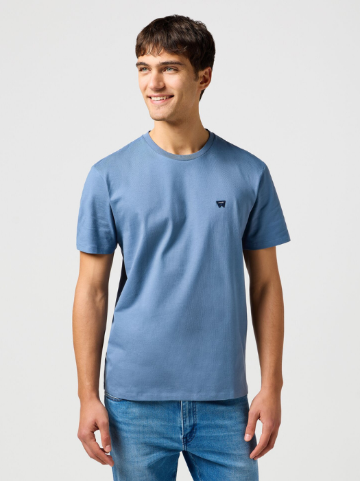 Wrangler Мужская Футболка Синяя Regular [1]
