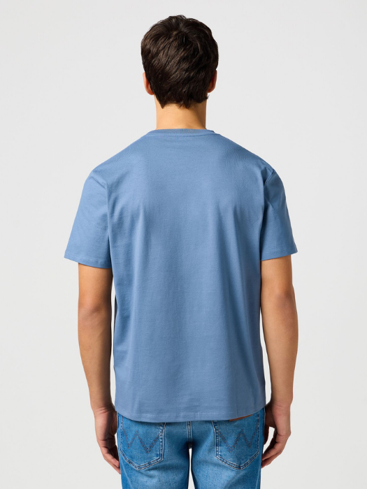 Wrangler Мужская Футболка Синяя Regular [2]