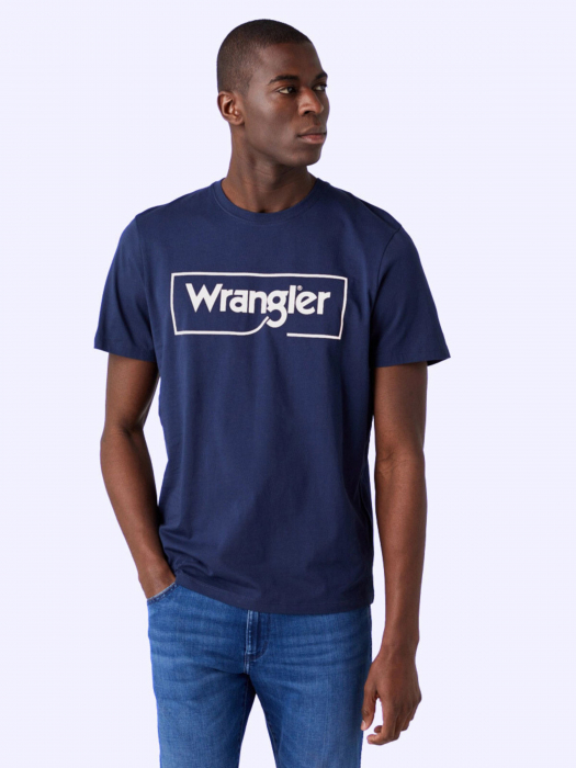 Wrangler Tricou Navy Regular Barbati [4]