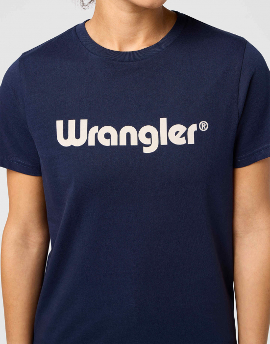 Wrangler Tricou Navy Regular Femei [4]