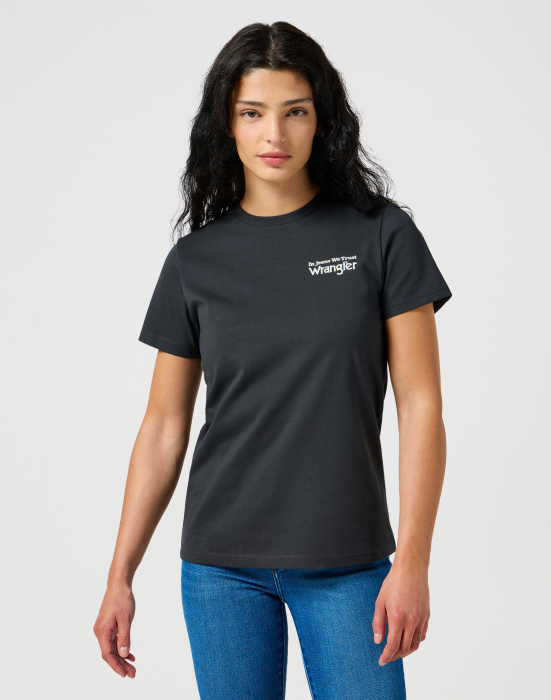 Wrangler Женская Футболка Чёрная Regular [1]