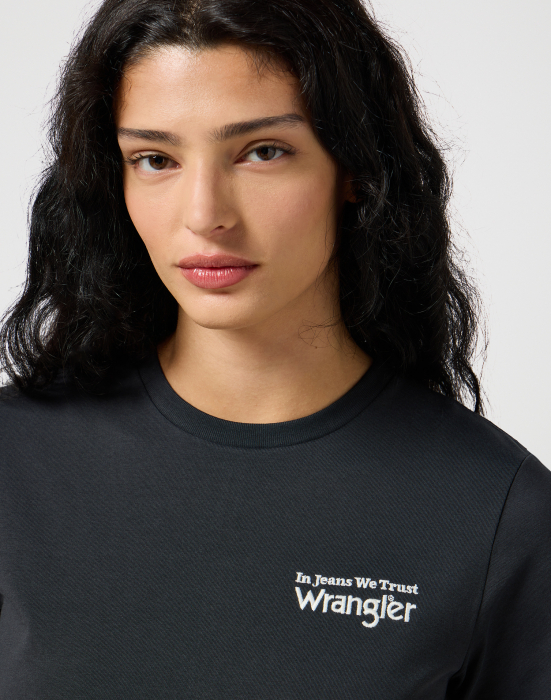 Wrangler Женская Футболка Чёрная Regular [5]