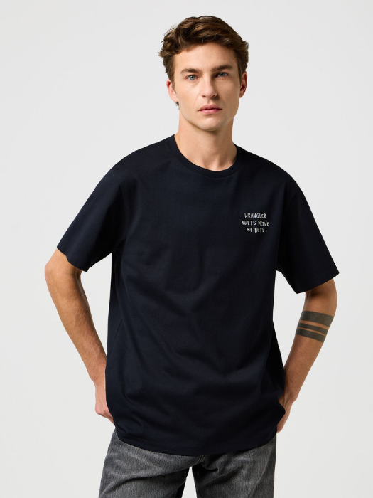 Wrangler Tricou Negru Relaxed Barbati [2]