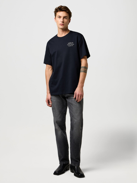 Wrangler Tricou Negru Relaxed Barbati [1]