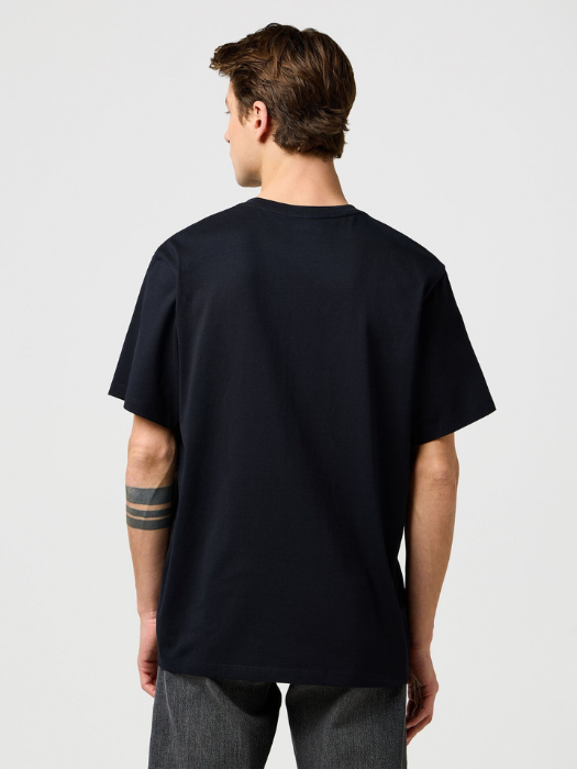 Wrangler Tricou Negru Relaxed Barbati [5]