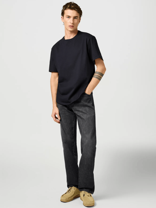Wrangler Футболка Negru Relaxed [5]