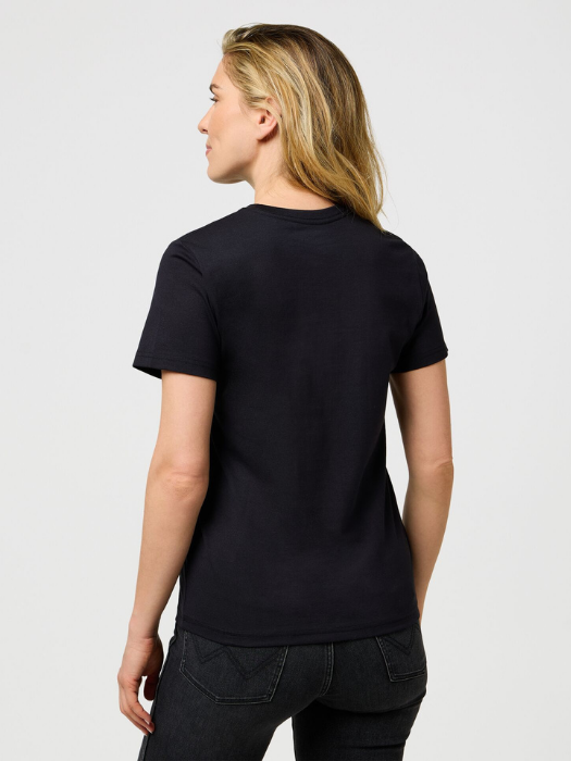 Wrangler Женская Футболка Чёрная Slim [5]