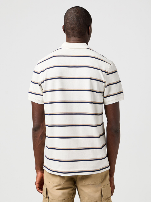 Wrangler Tricou Polo Alb Regular Barbati [2]