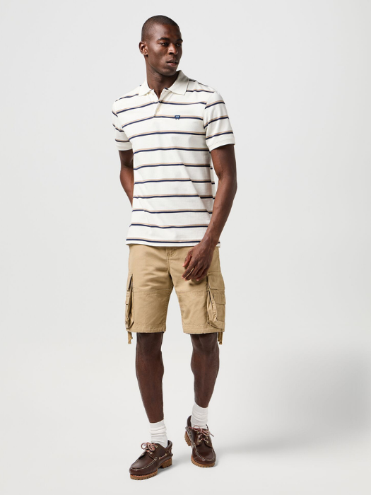 Wrangler Tricou Polo Alb Regular Barbati [5]