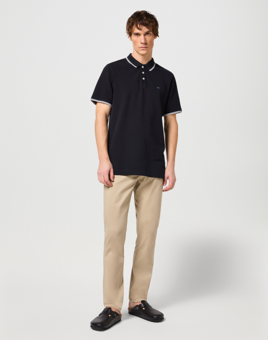 Wrangler Tricou Polo Negru Regular Barbati [2]