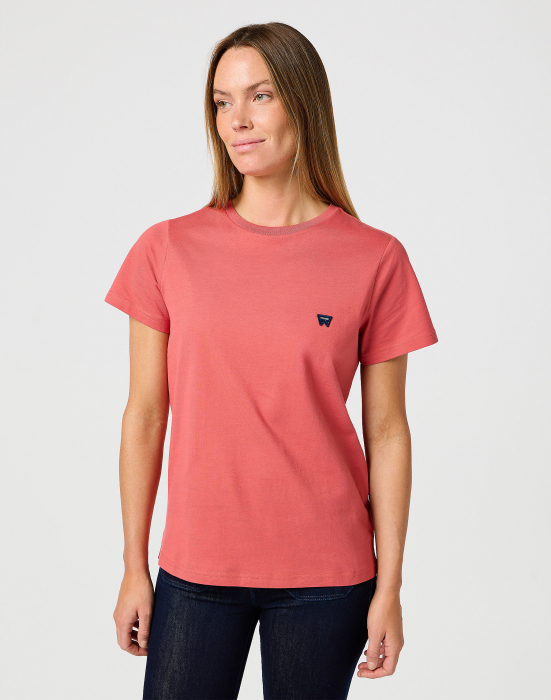 Wrangler Tricou Regular Roz Femei [1]
