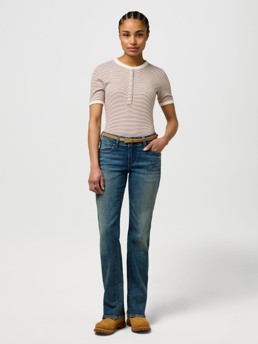 Wrangler Футболка Alb/Rosu Slim [3]