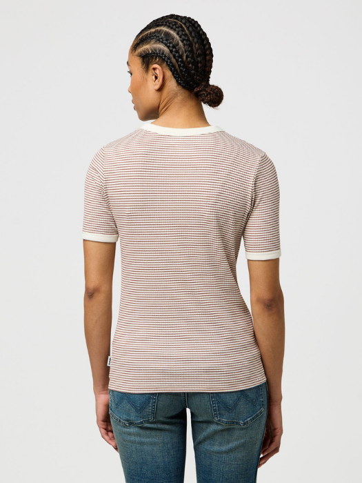 Wrangler Футболка Alb/Rosu Slim [2]