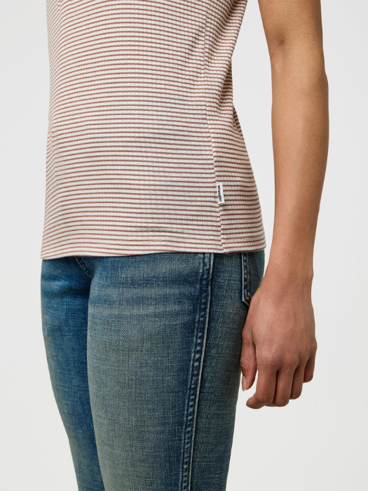 Wrangler Футболка Alb/Rosu Slim [5]