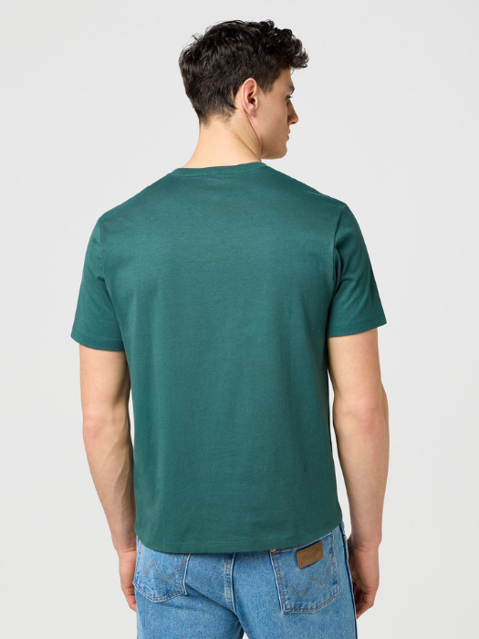 Wrangler Мужская Футболка Бирюзовая Regular [5]