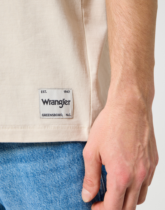 Wrangler Tricou Bej Relaxed Barbati [5]