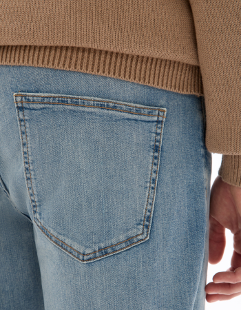 Celio Blugi Albastri Deschisi Bottom Barbati [4]